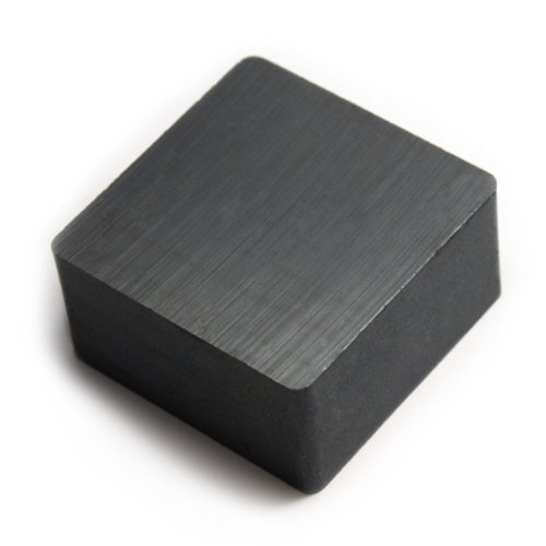 Ceramic Magnets Grade 8 2" x 2" x 1" Block, Package of 4 Hard Ferrite Magnets
