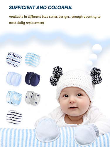 15 Pairs Baby Mittens Newborn Baby Unisex Gloves No Scratch Mittens For 0-6 Months Baby Boys Girls #TOP4