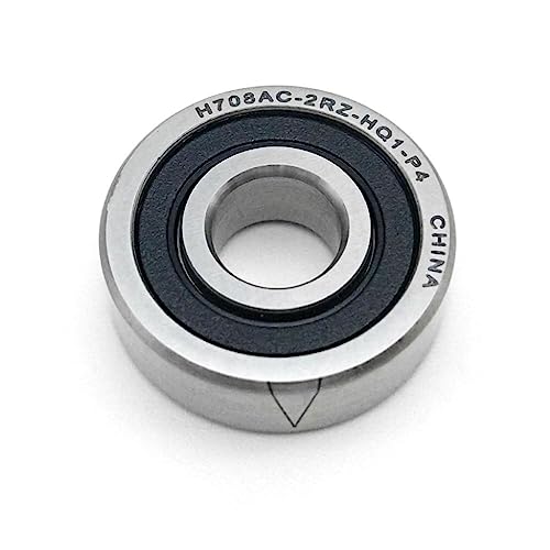 1pcs AXK H708AC 2RZ HQ1 P4 708AC 8x22x7 SI3N4 Ceramic Ball Sealed Angular Contact Bearings Speed Spindle Bearings CNC ABEC-7