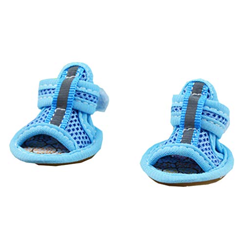 Ipetboom 4pcs Summer Shoes Pet Supplies Dog Boots Easy to Clean Shoes Blue Shoes Pink Rain Boots Puppy Sandals Shoes for Dogs for Hot Weather Universal Pet Shoes Medium Dog Breathable Boots Ipetboom 4pcs Summer Shoes Pet Supplies Dog Boots Easy to Clean Shoes Blue Shoes Pink Rain Boots Puppy Sandals Shoes for Dogs for Hot Weather Universal Pet Shoes Medium Dog Breathable Boots