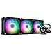Price comparison product image Vetroo V360 360mm Radiator Black Addressable RGB All-in-one AIO CPU Liquid Water Cooler for Intel 1150/1151/1156, AMD AM2/AMD3/AM4 3X 120mm ARGB PWM Fans w/Controller