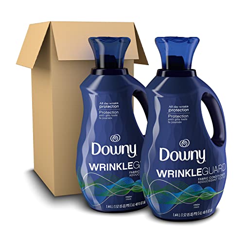 image for Downy WrinkleGuard Liquid Fabric Softener and Conditioner, Fresh, 48 f