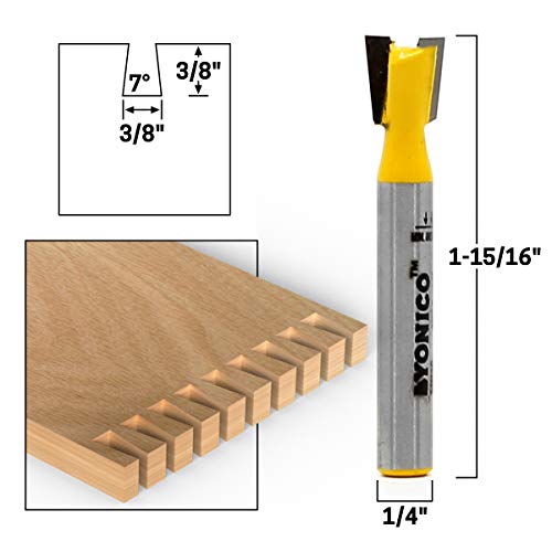 YONICO 5 Bit Dovetail Set 1/4