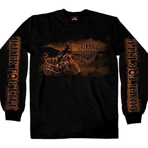 Hot Leathers Coolin' Long Sleeve T-Shirt (Black, Large) Cover
