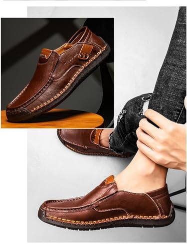 Men's Slip On Shoes Wide Toe Casual Comfortable Loafer Shoes Sneaker4