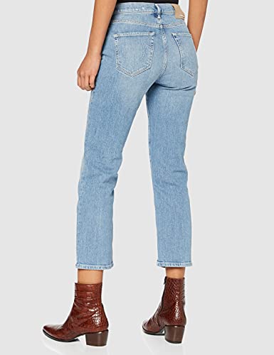 True Religion Highrise Straight Jeans, Blu (Blue