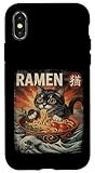 Photo Gallery gatto giapponese anime kawaii divertente mangia ramen noodle custodia per iphone x/xs Photo Gallery gatto giapponese anime kawaii divertente mangia ramen noodle custodia per iphone x/xs