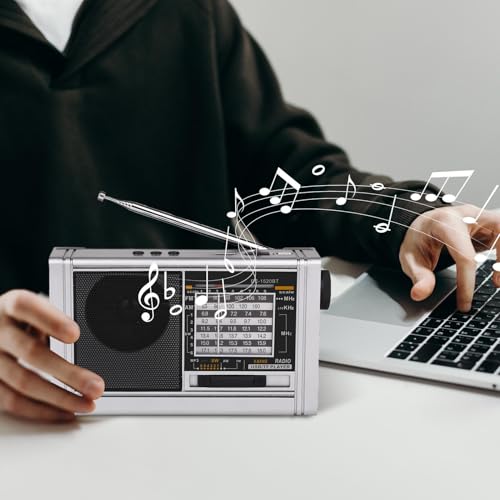 Radio transistor recargable multibanda: evite quedar incomunicado en viajes y camping 2