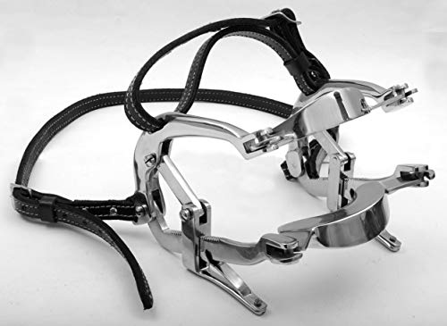 Equine Dental Millenium Speculum – Horse Mouth Gag with Stainless Steel Frame & Durable Leather Straps – Veterinary Grade Dental Float Tool for Horses