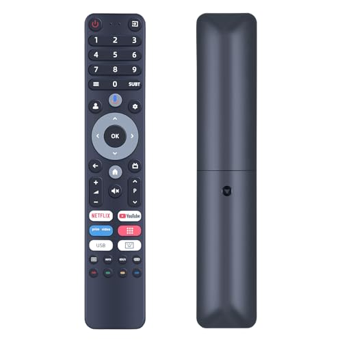 GOUYESHO Nuevo Mando a Distancia de Repuesto para Ok. UHD LED TV OTV 40GF-5023C, OTV 43AU-5023C, OTV 50AU-5023C,OTV43AU-5023C,OTV50AU-5023C,OTV40GF-5023C,32GH-5023C(sin función de Voz)