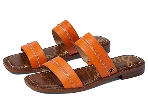 Image of Sam Edelman Haydee Flat Sandal Classic Orange 5 Medium
