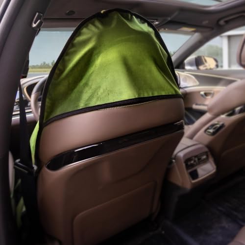 Image of Leader Accessories Velvet Waterproof Seat Cover, Universal Anti-Slip Army Green Car seat Protector, Perfect for Car Truck SUV Seat, Great for Surfing Yoga Gym Workout