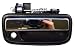 PT Auto Warehouse TO-3246MA-FR - Outside Exterior Outer Door Handle, Black Housing with Chrome Lever - Passenger Side Front