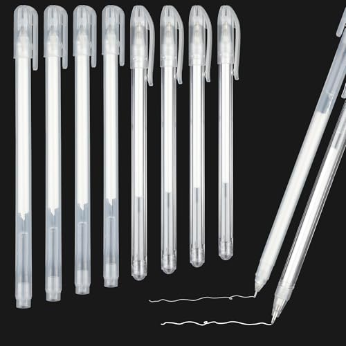 8 Stück white gel pen, weißer gelstift 0,6mm 0,8mm Spitze,...