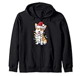 Photo Gallery corgi santa christmas tree lights xmas boys men corgmas dog felpa con cappuccio Photo Gallery corgi santa christmas tree lights xmas boys men corgmas dog felpa con cappuccio