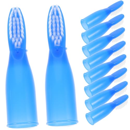 POPETPOP 10 piezas Cepillos de Dientes Portátiles con Mango Corto y Cerdas Suaves Mini Cepillos de Viaje Duraderos para Cuidado Bucal Centros de Detención