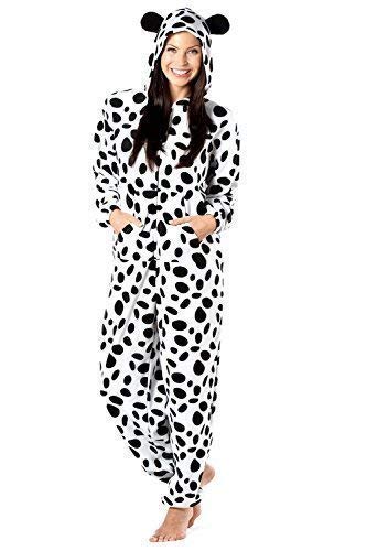 Selena Secrets Womens Zip Up Onesie with 3D Ears -Dog - Size UK 16-18