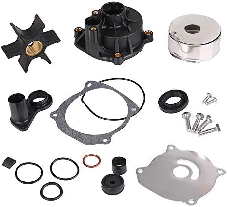 Tutor Auto Water Pump Repair Kit with Housing Replacement for Johnson Evinrude V4 V6 V8 85-300HP 85 90 115 150HP Outboard Motor Parts - Replace 5001594 5001595 18-3392