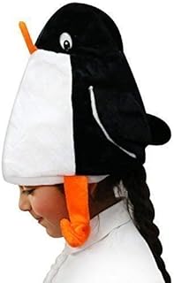 Novelty Christmas Penguin Hat with Hanging Legs