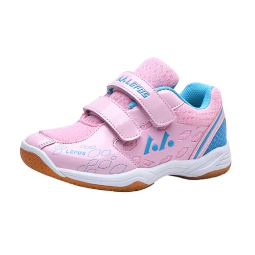 Kraftpaid - Kraftpaid Badminton Squash Shoes,Badminton Tennis Shoes,Wear Resistant Tennis Shoes,Boys Girls Badminton Sneakers,Breathable Pickleball Shoes Casual Kids Walking Shoes Tennis Volleyball Shoes