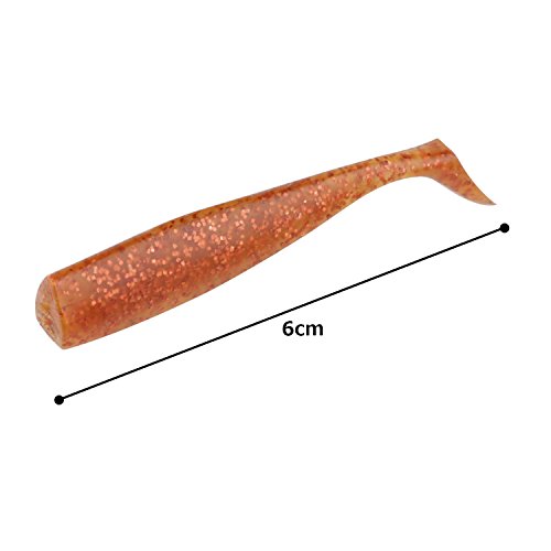 メジャークラフト ワーム パラワーム-SHAD2.3 PW-SHAD2.3#049 オレンジゴールド 3枚目