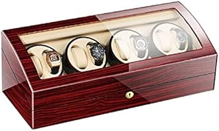Watch Winder für 8 automatische Uhren mit 9 Speicherplätzen mit Quiet Motor 5 Rotation, Modus Einstellungen, AC Adapter