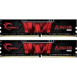 G.skill Aegis F4-3200c16D-16gis Memoria 16 Gb 2 X 8 Gb Ddr4 288-Pin Dimm (g.skill Ddr4 Ram 16gb [2x8gb DuaL-Kit] Pc3200 Cl16 16gis Aegis Black [intel