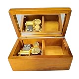 mophrati Estuche de música con melodía Retro clásica, artesanía Creativa, joyería de para Madera, Apariencia Exquisita, Experiencia Relajante. Disfruta de Momentos de