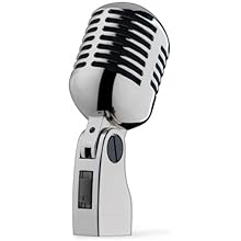 "50's/ 60's"-style dynamic stand-mounted vocal microphone Ideal for public address, live performances, broadcasting, recording Shock-mounted cartridge in diecast metal alloy case Dynamic transducer capsule with high dynamic range Built -in wind and b...