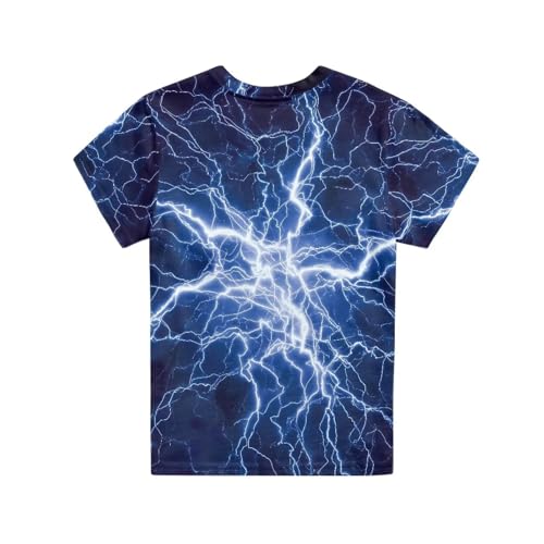 Image of WELLFLYHOM Kids Tshirts Girls Boys Short Sleeve Crewneck Tees Shirts Casual Sport Pullover Tops Size 3-16 Years