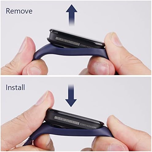 Ainiv Strap Replacement Compatible with Xiaomi Mi Band 7/Mi Band 6/Mi Band 5/Mi Band 4/Mi Band 3, 1/2/3/20pcs Silicone/Knitted/Stainless Steel Replacement Watchband Adjustable Sports Strap