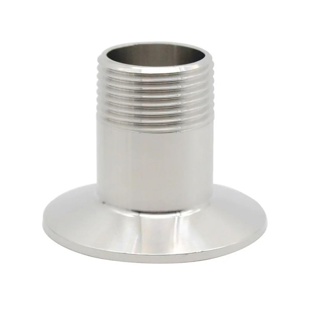 DN15-DN40 1/4" 3/8" 1/2" 3/4" 1" Conector de conexión de tubería con abrazadera de rosca hembra/macho BSPT, adaptador TriClamp para elaboración casera sanitaria SUS304, hembra DN32