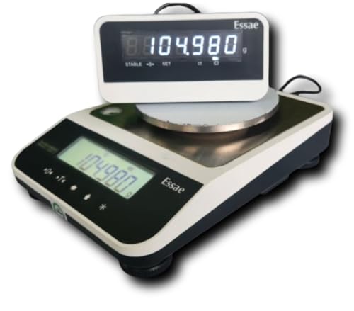 Image of ESSAE Digital- JX SERIES Precision Balance For Jewellery With Extra Display, Adapter, Stamping & Govt. Certificate (Capacity 320gm /5m)