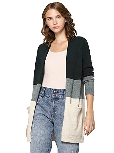 Only Onlqueen L S Long Cardigan Knt Noos Chaqueta Punto, June Bug, L para Mujer