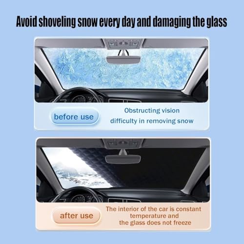 Ultra-Dick Auto Windschutzscheiben kompatibel mit LEX LX 2007-2013 Abdeckung Sonnenblende Wintergegen Schnee EIS Frost Sonne UV,
