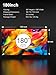 AWOL VISION 180-inch Projector Screen Fixed Frame, 1.3 dB Peak Gain, The Perfect Combo with LTV-2500, 80% Picture Quality Improved, 4K / 8K Ultra HD, Active 3D Wall Mount Projector Screen, MW-180