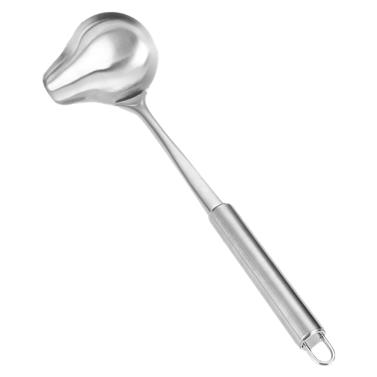 OKUMEYR Stainless Steel Sauce Ladle with Spout Handle Gravy Spoon for Soup Versatile Kitchen Utensil for Home and Restaurant Use Dishwasher Safe and Polished Design