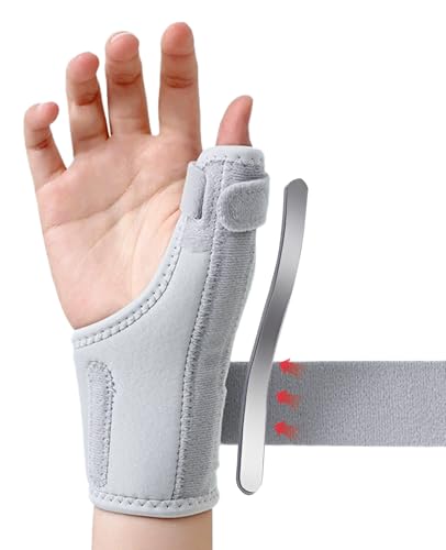 DASHUI Daumenbandage Rechts und Links Daumensattelgelenk Bandage tmungsaktive und Weiche Daumenschiene Einstellbare Daumenorthese bei Arthrose Sehnenscheidenentzündung Schnappdaumen