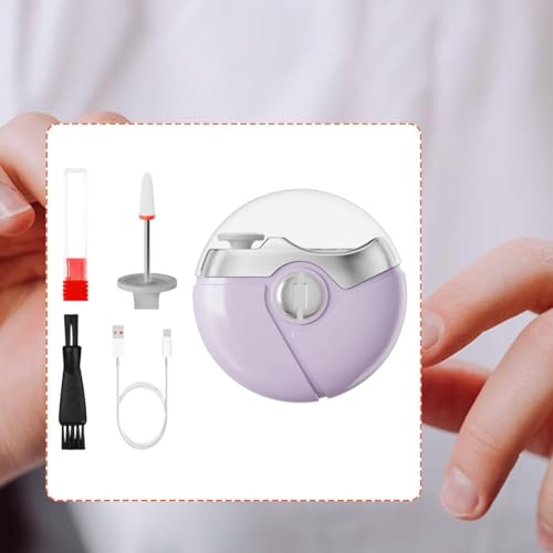 Coupe-ongles électrique avec rangement de résidus pour couper les ongles sans débris - 6