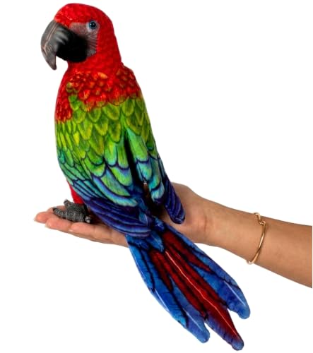 Image of Tickles Cute Parrot Soft Stuffed Plush Bird Toy for Kids Boys & Girls Birthday Gifts (Size: 30 cm Color: Multicolor)