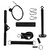 DIY Fitness Equipment Combination Set, Wireless Pulley System with Rotating Triceps Bar Handle for Home Gym Strength Training, Includes Steel Cable for Multi - Functional Workouts