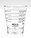 Moka Consorten Italienisches Espresso Shotglass | spülmaschinentauglich Shot Glas | 60 ml | Made in Italy | nachhaltig verpackt