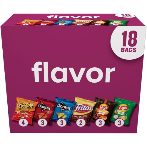 Frito-Lay Snacks Variety Pack, Flavor Mix, Single Serve Snack Bag...