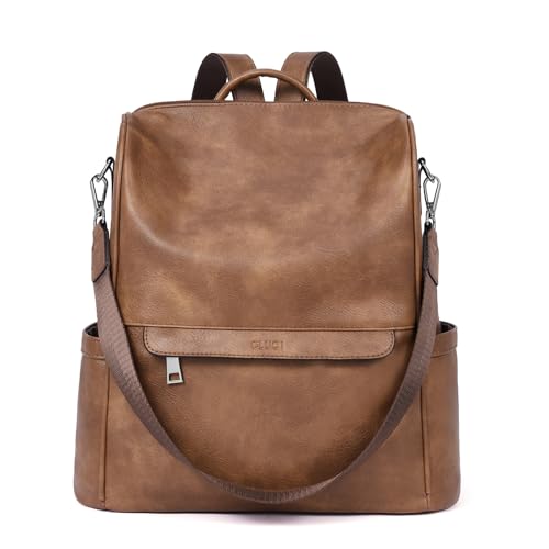 Image of CLUCI Womens Backpack Purse PU Leather Anti-theft Fashion Designer Travel Bag Ladies Shoulder Bags | Purse