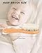 Baby Hair Brush, 2 Pcs Baby Hair Brush with Wooden Handle, Natural Soft Goat Bristles Cradle Cap Brush for Newborns & Toddlers