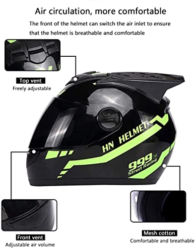 Casque de moto tout-terrain modulable rose M avec visière intégrale