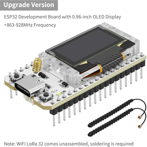 Kit Lora V3 SX1262 de 868 MHz Doble con Conexión WiFi y Bluetooth Inalámbrica 3