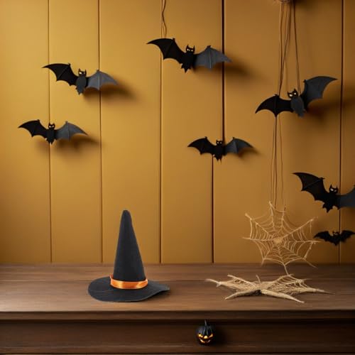 Mini Chapeaux de Sorcière et Balais pour Décorer Facilement Halloween - 5