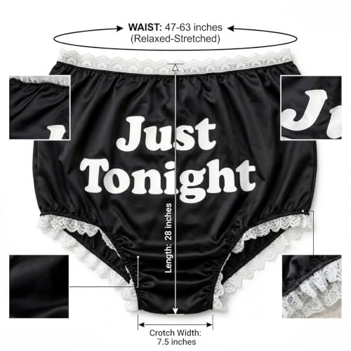 Image of Hosrnovo Bachelorette Gifts for Bride and Groom,28Inches Big Granny Panties Funny Prank Underwear for Mr and Mrs