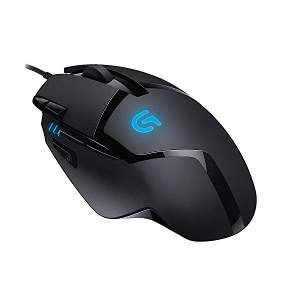 Logitech G402 Hyperion Fury Ratón USB Gaming con Cable, Seguimento Óptico 4,000 DPI, Peso Reducido, 8 Botones Programables, PC/Mac - Negro